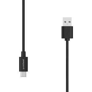ACCESSORIES: mbeat Prime USB-C to USB-A Charge and Sync Cable-1m