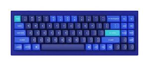 Keychron Q7-J3, 70% Layout 72 Keys, Brown Switch, RGB, Blue Frame, Hot-Swap, QMK&hellip;