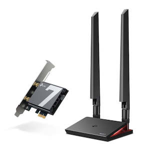 Networking: TP-Link Archer TBE550E, BE9300 Wi-Fi 7 Bluetooth 5.4 PCIe Adapter