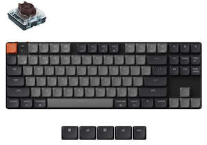 Keychron K1X-H3, K1 Version 6, 80% layout, Low Profile Brown Switch, Black, Hot &hellip;