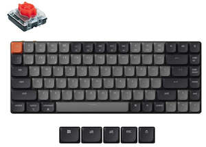 Keychron KEYC-K3X-A1, K3 Version 3, 75% layout, Low Profile Red Switch, White Ba&hellip;