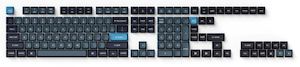 Keychron Double Shot KSA PBT Keycap Full Keycap Set - Dark Gray and Grayish Blue
