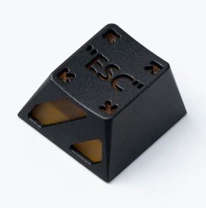 Keyboard: Keychron ESC Key Aluminium Alloy Black Artisan Keycap (1u)