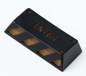 Keyboard: Keychron Enter Key Aluminium Alloy Black Artisan Keycap (2.25u)