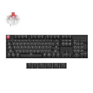 New: Keychron K10X-A1, 100% Full Size Lavout, QMK, White Backlight, Super Switch Red, Wireless Mechanical Keyboard