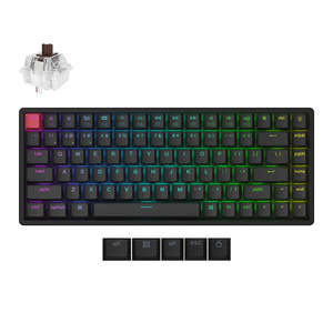 New: Keychron K2X-J3, 75% layout, QMK, RGB Backlight, Aluminum Frame Super Switch Brown, Hot-Swap, Wireless Mechanical Keyboard