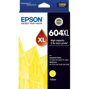 Epson Inkjet Cartridges: 604XL Epson High Capacity Yellow