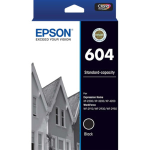Epson Inkjet Cartridges: 604 Epson Standard Black