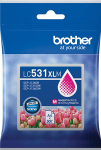 Inkjet Cartridges 1: LC531XLM Brother Hi Yield Magenta Ink Cartridge