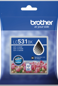 Inkjet Cartridges 1: LC531BK Brother Black Ink Cartridge