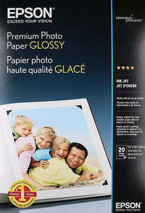 A3+ 255gsm Epson Premium Glossy Photo Paper 20 sheets