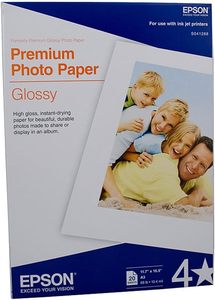 A3 255gsm Epson Premium Glossy Photo Paper 20 sheets