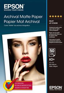A3 Photo Paper: A3+ 192gsm Epson Archival Matte Paper 50 sheets