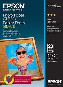 A4 Photo Paper: 5x7 200gsm Epson Glossy Photo Paper 20 sheets