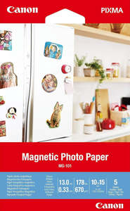 A4 Photo Paper: 4x6 670gsm Canon Magnetic Photo Paper 5 Sheets