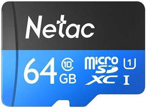 Micro Sd: Netac P500 64GB UHS-I Micro SDXC Card w/ Adapter