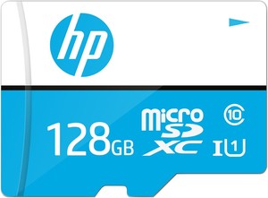 Micro Sd: HP U1 128GB USH-I microSDXC Card w/ Adapter