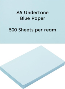 A5 80gsm Blue Undertones Paper 500 sheets