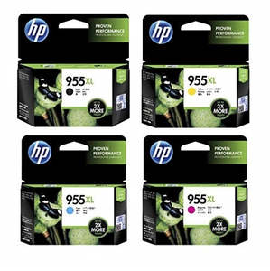 955 959: 955XL HP Bundle - 4 Original Inks Bk/C/M/Y