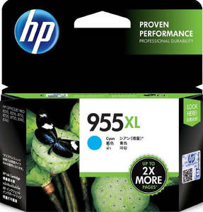 955 959: 955XL HP Cyan Hi Capacity Ink Cartridge