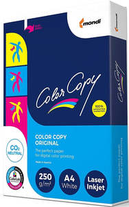 A4 Paper Over 80gsm: A4 250gsm White Colour Copy Laser Paper - 125 sheets
