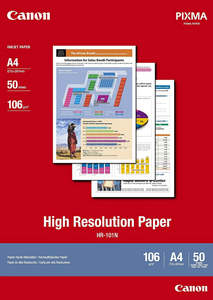 A4 Paper Over 80gsm: A4 106gsm Canon High Resolution Paper 50 sheets