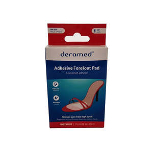 Comfort: Deramed Adhesive Gel Forefoot Pad