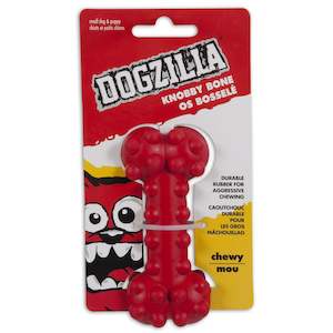 Dog Toys Nz: Dogzilla Knobby Treat Bone