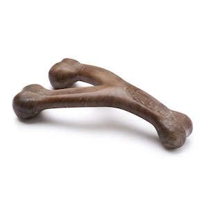 Durable Dog Toys: Benebone Wishbone - Bacon