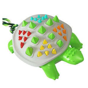 Durable Dog Toys: Turtle-themed Durable Teeth Cleaning Dog Chew Toy