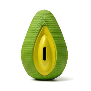 Durable Treat Dispensing Avocado Dog Toy