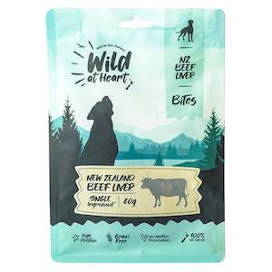 Dog Treats For Training: Air Dried Dog Treat New Zealand Beef Liver Bites | Wild at Heart