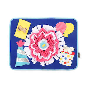 Snuffle Mat Dog Toys: P.L.A.Y. Woof-Day Celebration Snuffle Mat