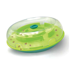 Nina Ottosson Dog Puzzle Toys: Nina Ottosson Wobble Bowl Interactive Treat Puzzle Dog Toy