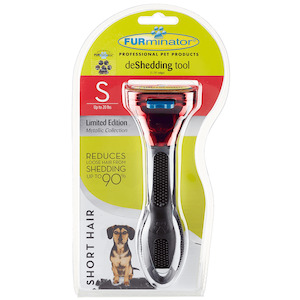 Furminator - Metallic Red - Dog Small Short Hair