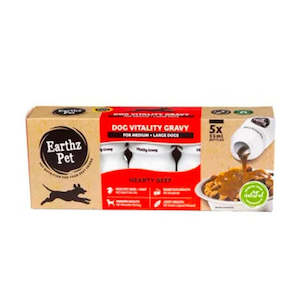 Dog Food Toppers: Earthz Pet Hearty Beef Dog Vitality Gravy