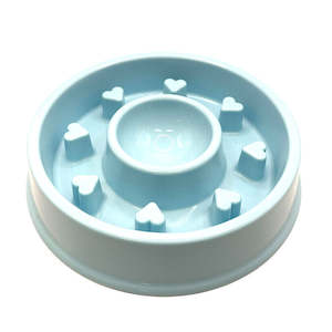 Heart Shape Slow Feeder Dog Bowl