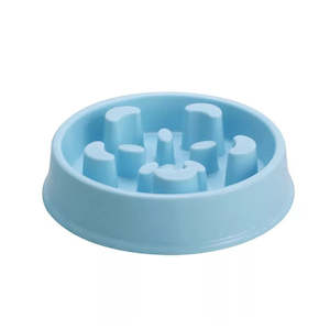 Dog Bowls Feeders Nz: Crescent Shape Slow Feeder Dog Bowl