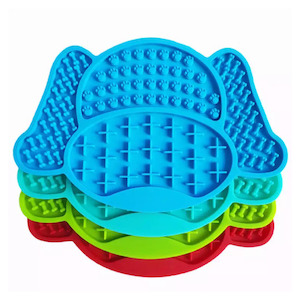 Dog Lick Mats Nz: Dog pattern themed silicone lick mat