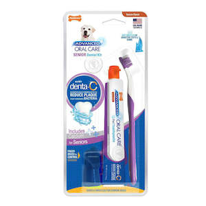 Dog Health: Advanced Oral Care Senior Dog Dental Kit | Nylabone