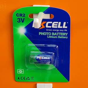 Battery: CR2 Lithium   PKCELL  1pce