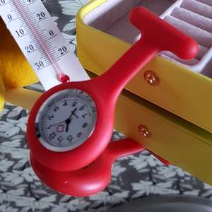 Nurse Watch Silicon Red