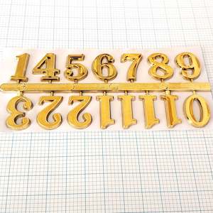 Stick On Numbers Gold Arabic 20mm