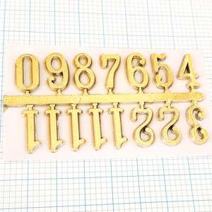 Stick On Numbers Gold Arabic 16mm
