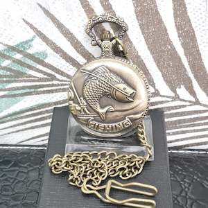 Pocket Watch Fob Watch TF Fish