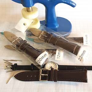 Everyday Leather Watch Straps Brown Plain BR