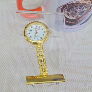 Pocket Watches: Nurse Watch Metal goldtone TNg
