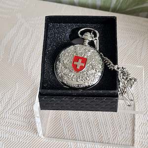 Pocket Watch Mechanical Red Sheild TW120