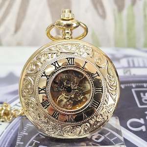 Pocket Watches Mechanical Watches: Pocket Watch Mechanical design  double opening TW99