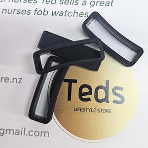 Watch Straps Tools Parts: Watch strap Keepers PU 4 pce pack